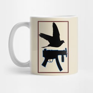 Pigeon and Gun Mug